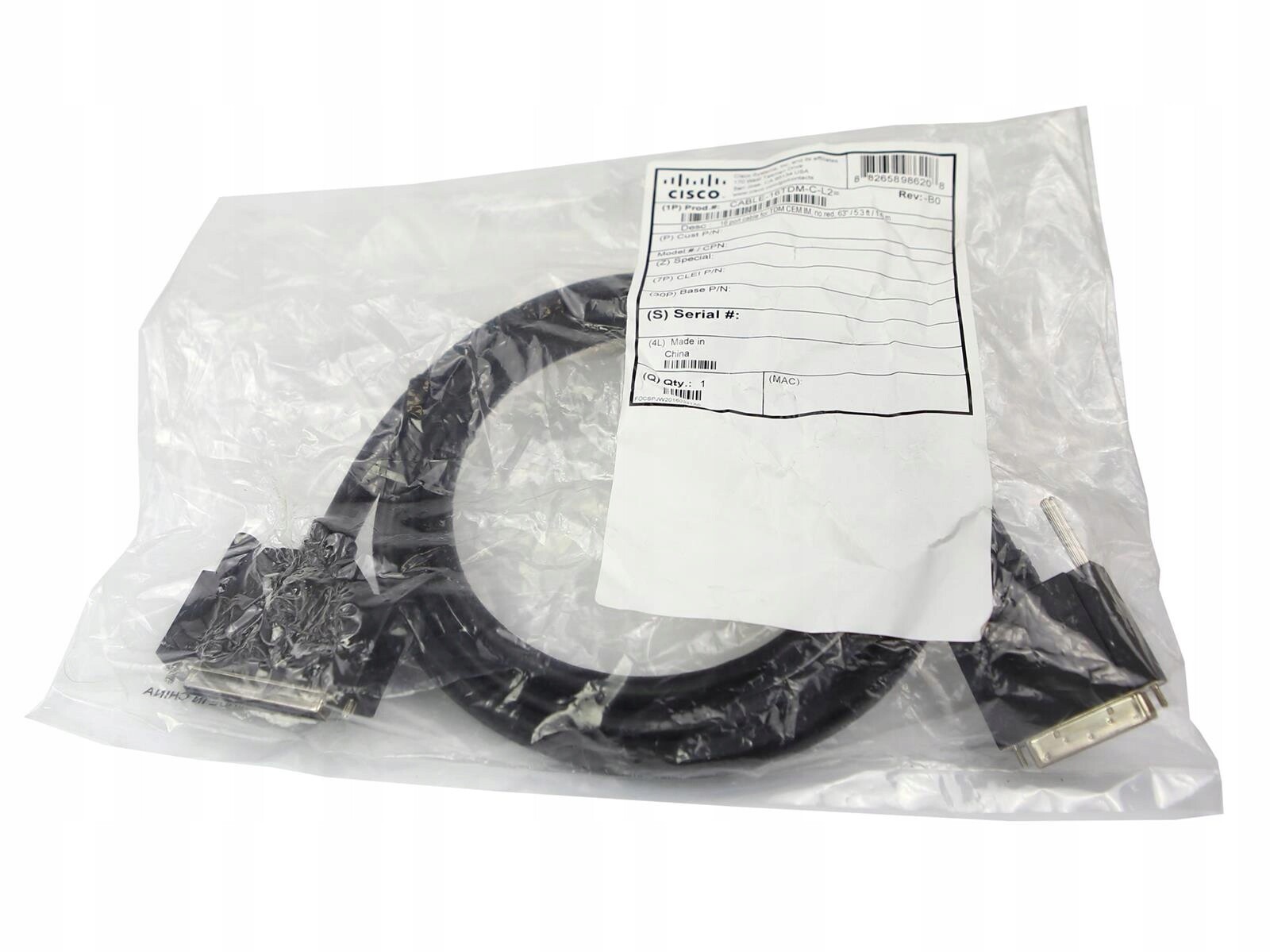 Cisco CABLE-16TDM-C-L2 16portový kabel 1,6 m pro Tdm Cem IM 37-1814-02