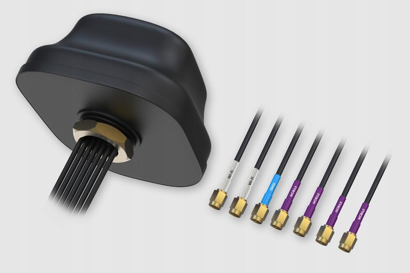 Teltonika anténa Roof Sma PR1KC640 5G Combo Mobile/GNSS/WIFI