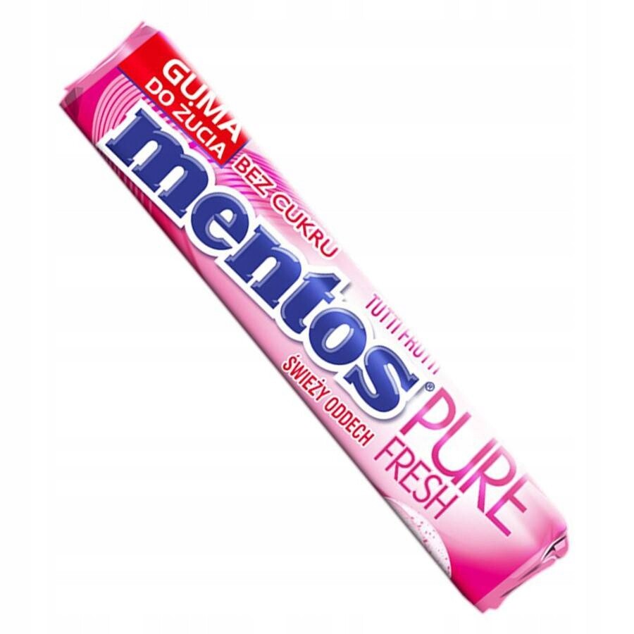 Žvýkačka Mentos Pure Fresh Multiovocná, bez cukru 15,5 g