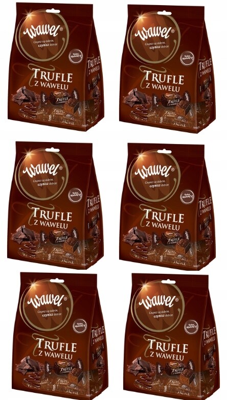 6x 245g Wawel Bonbóny s lanýži Wawel, půlka kartonu