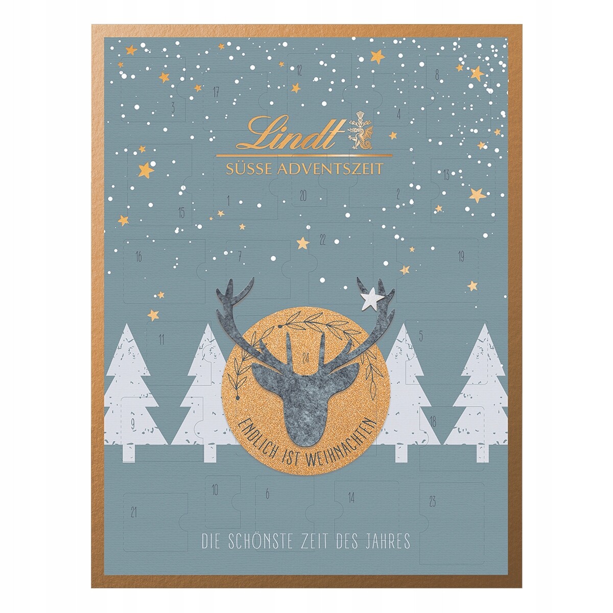 Adventní kalendář s plstěnou dekorací, 275g