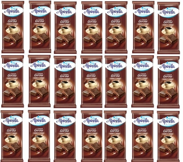 21x 90g Terravita Alpinella hořká čokoláda Karton