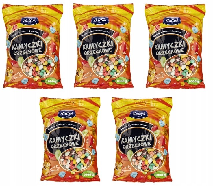 5 x 1 kg Bałtyk Ořechové kamínky Karton