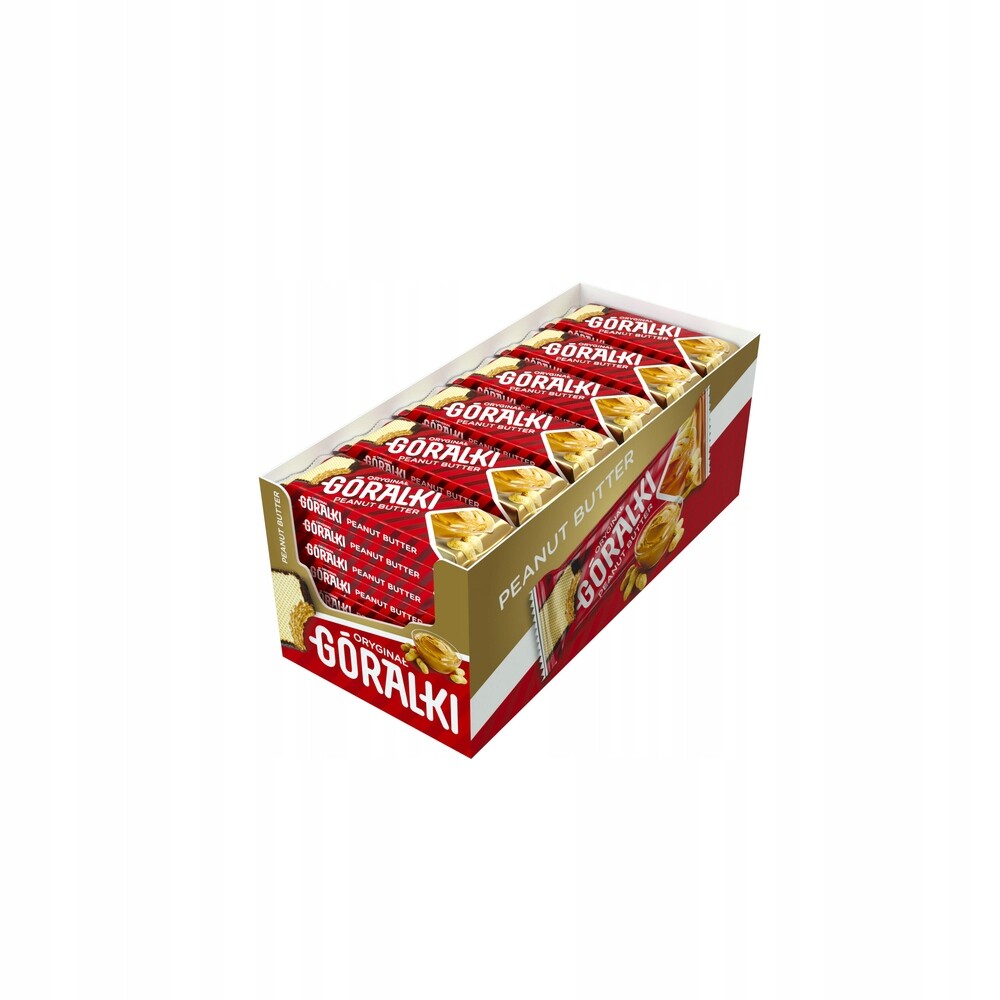 36 x 45 g Góralki vafle s náplní Peanut Butter tyčinka Karton