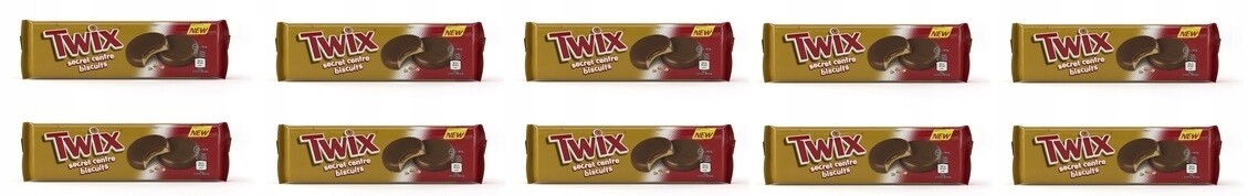 10 x 132 g Twix Sušenky secret centre Karton