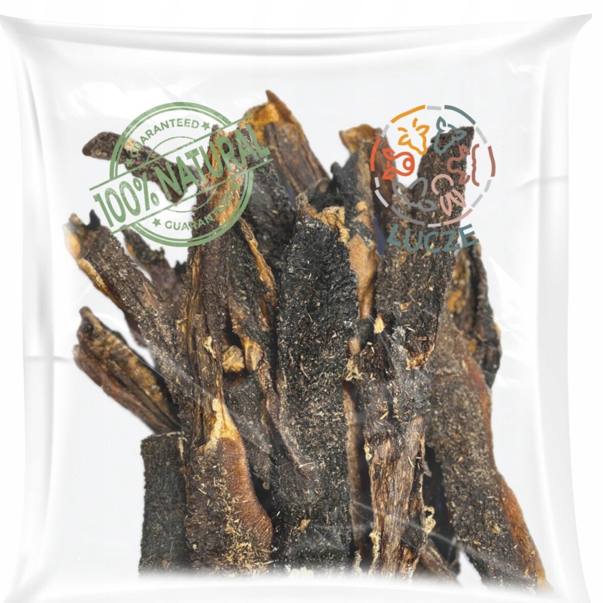 Lucze Hovězí čepce 1 kg Velké Kousky 100% Přírodní kousátka
