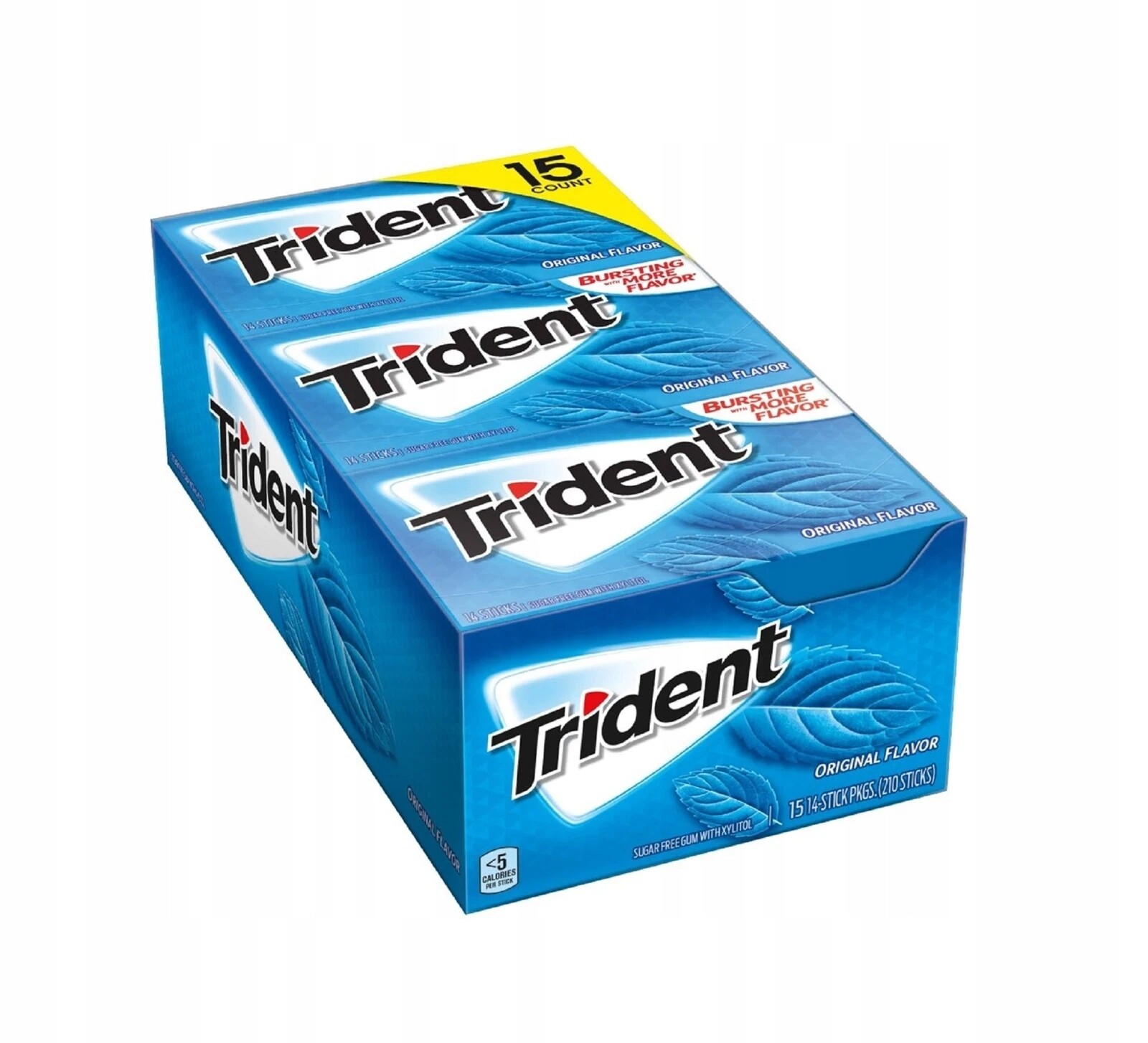 15x Trident Původní Žvýkačka Usa 27g