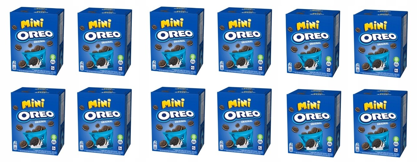 12 x 160 g Oreo Mini Original sušenky Karton