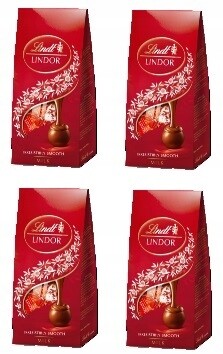 10x 100g Lindt Lindor mléčné pralinky Karton