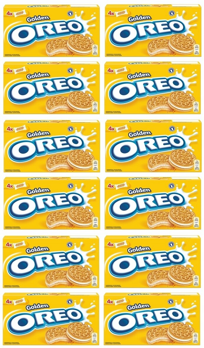 12 x 176 g Oreo Golden sušenky Karton
