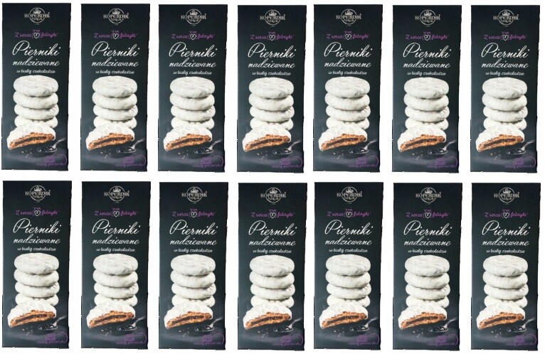 14x 150g Perníky Kopernik v bílé čokoládě s náplní Karton
