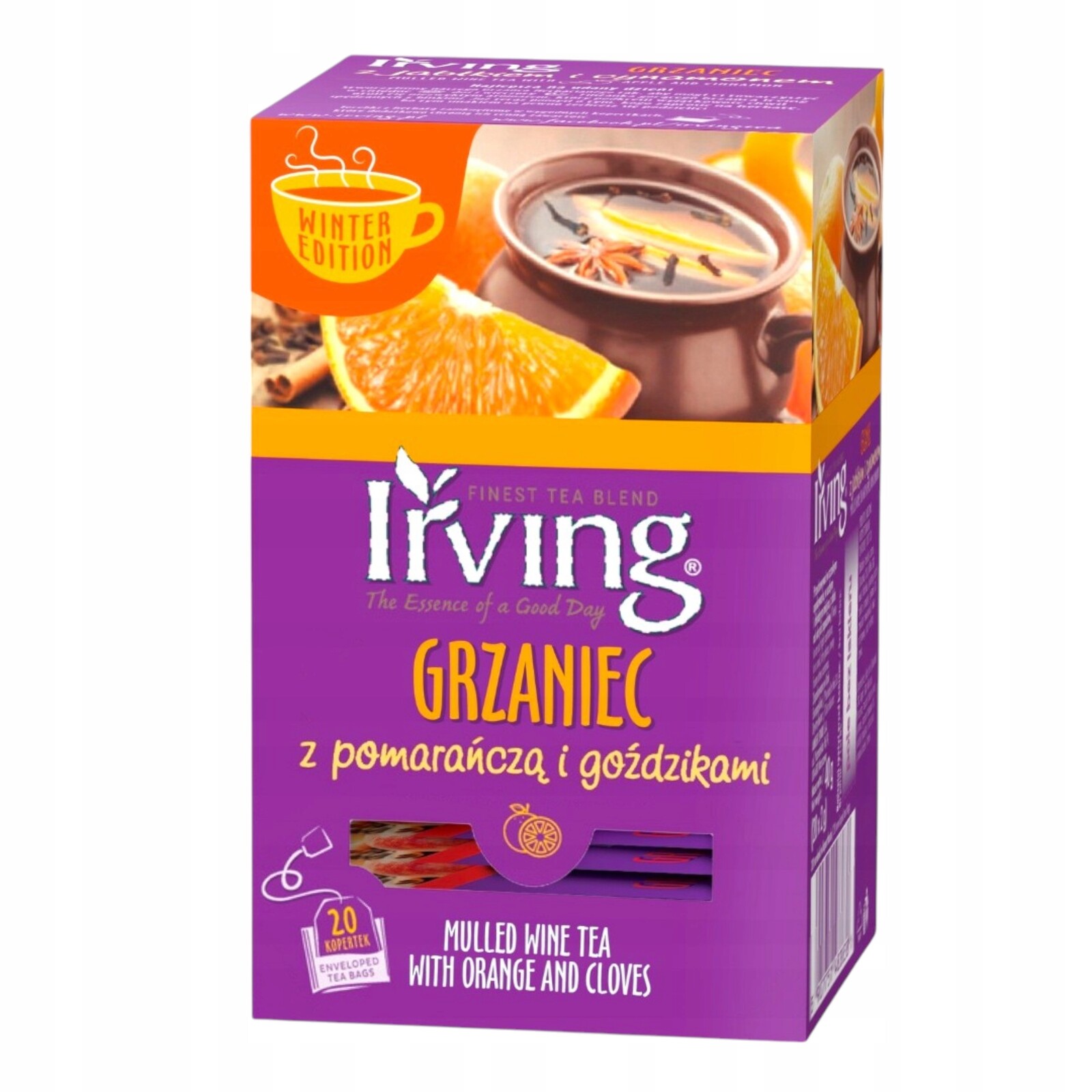 Grzeniec s pomerančem a hřebíčkem Irving 40 g