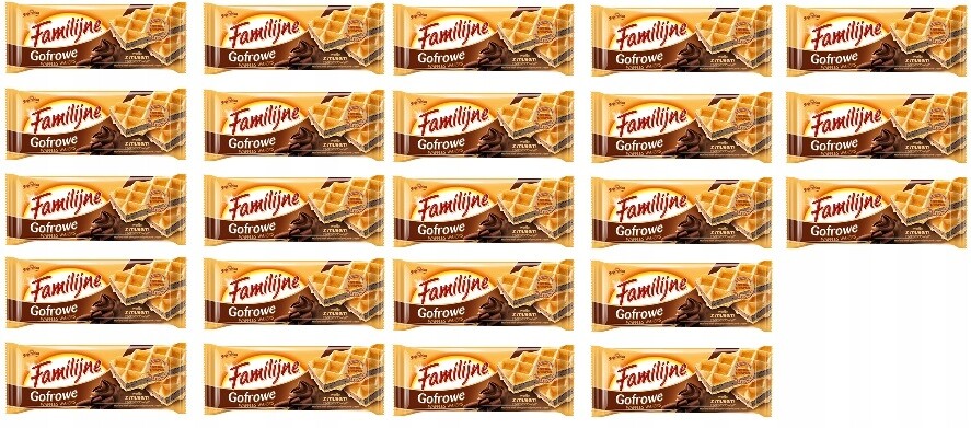 23 x 130 g Jutrzenka Rodinné vaflové čokoládové Kartonové