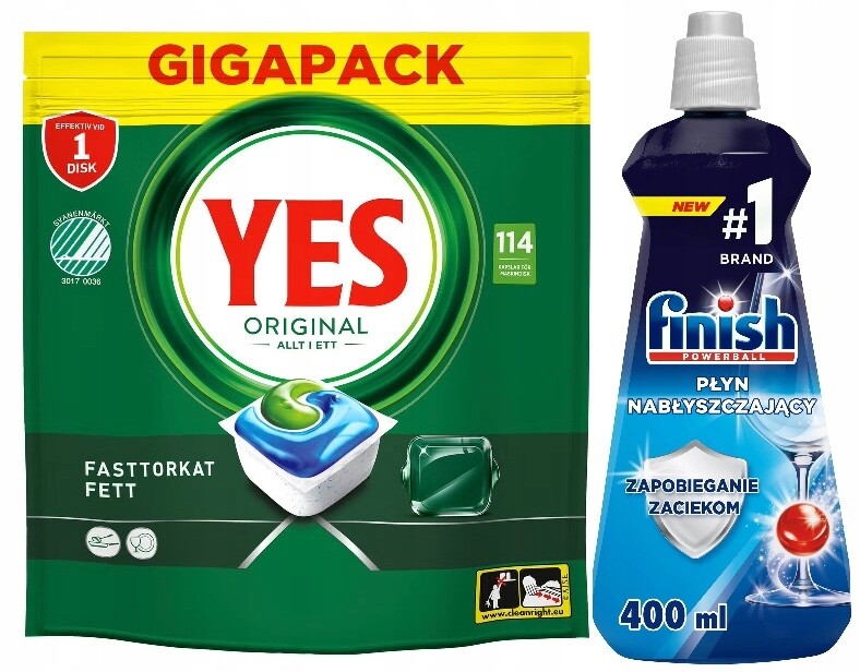 Tablety Do Myčky Fairy Yes Original All in One 114 Tabletek