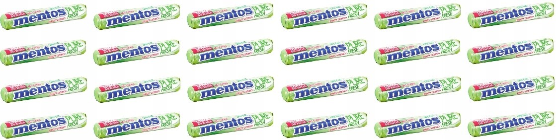 24x 15,5g žvýkačka Mentos Pure Fresh Lime v krabičce