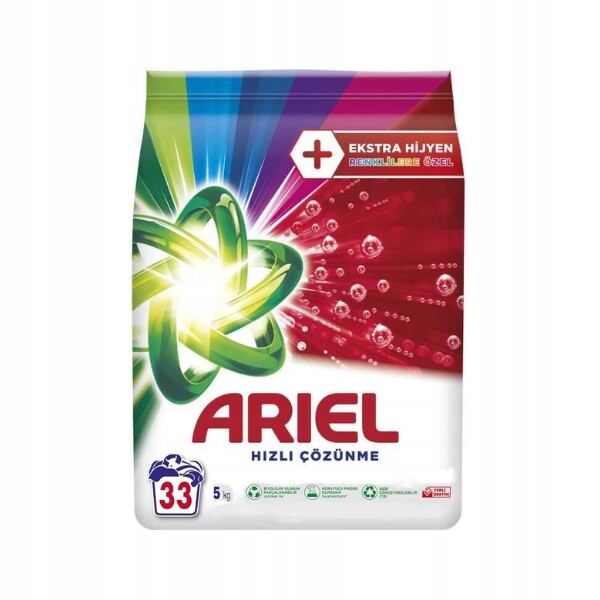 Ariel Prací Prášek Ultra Oxi Extra Hygiena Na Barvu 5 Kg 33