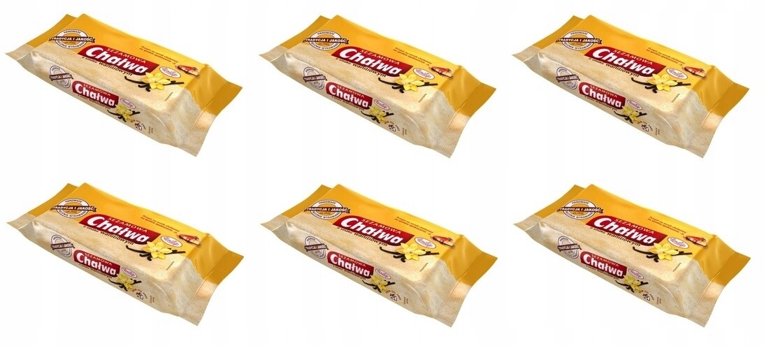 6 x 750 g Unitop Chalva sezamová s vanilkovou příchutí Karton