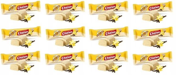 12 x 100 g Unitop Chalva sezamová s vanilkovou příchutí Karton