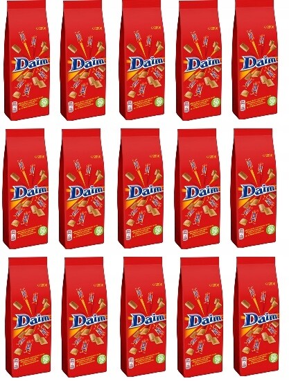 15 x 200 g Daim Mini's čokoládové bonbóny Karton