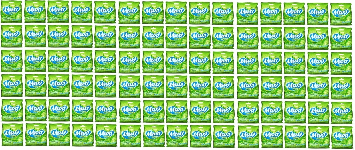 90 x 80 g Karwit Karamelky Tvrdé mátové Karton