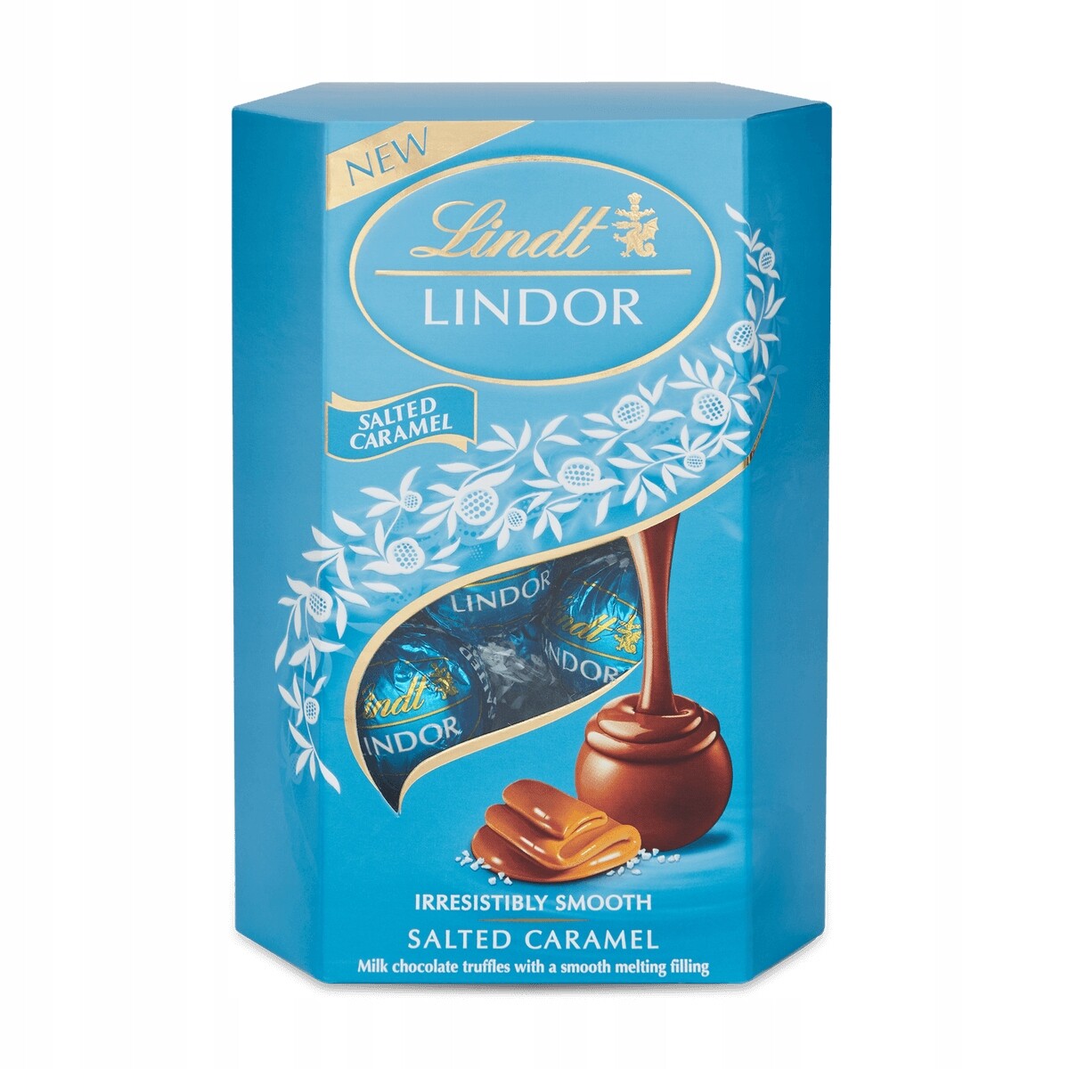 Lindor pralinky Slaný karamel krabička, 600g