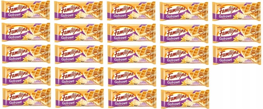 23 x 130 g Jutrzenka Rodinné vaflové Kartonové vločky
