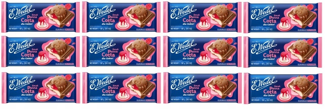 12x 287g Wedel Čokoláda Panna Cotta příchuť