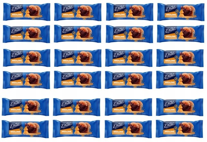 24 x 147 g Wedel Wedlove Piškoty v čokoládě s pomerančem Karton