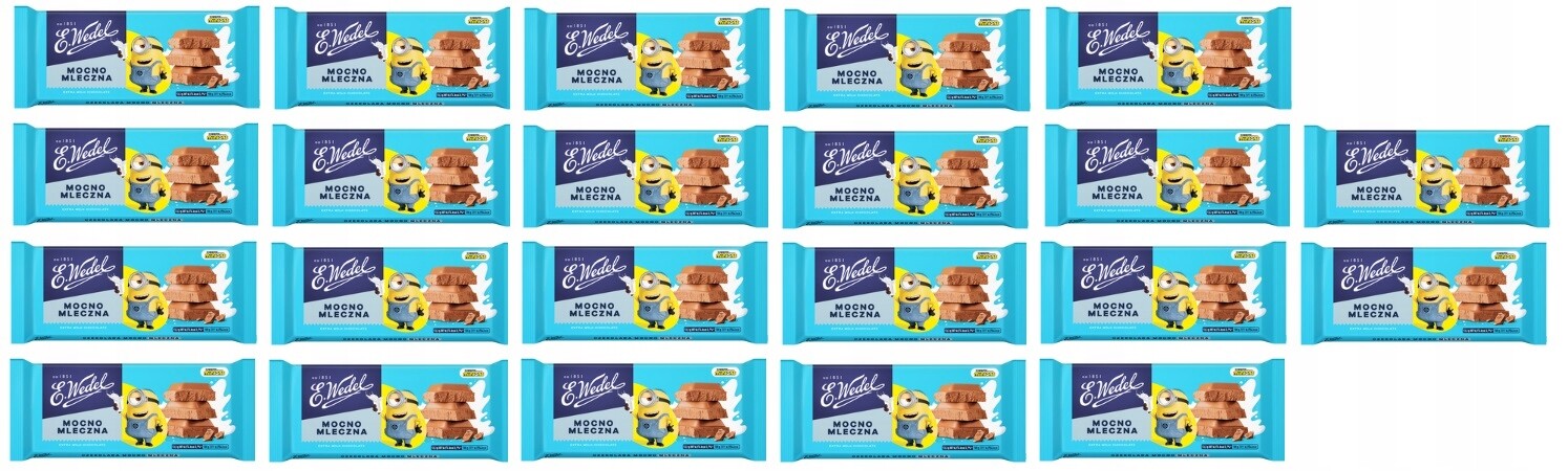 22x 80g Wedel Silná Čokoláda v krabičce