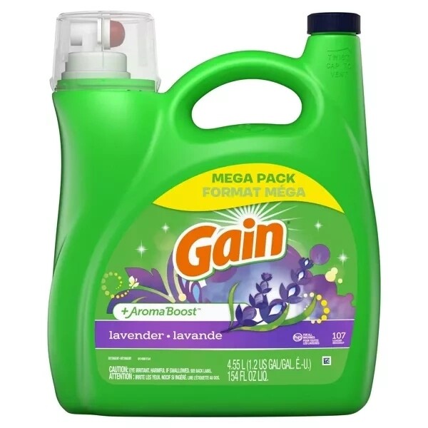 Gain Lavender 4,55 l 107 praní Univerzální gel na praní tkanin