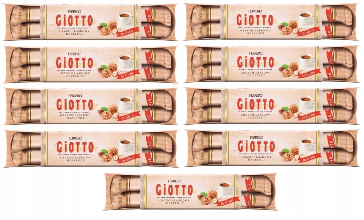 9x 155g Ferrero Giotto pralinky s ořechy Karton