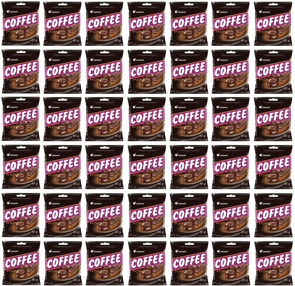 42x 60g Jednota Karamelky kávové Coffee Karton