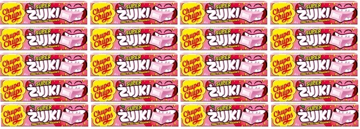 20x 45g Chupa Chups Chews Jahoda Jahoda