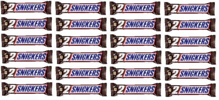 24x 75g Snickers Tyčinka kartonu