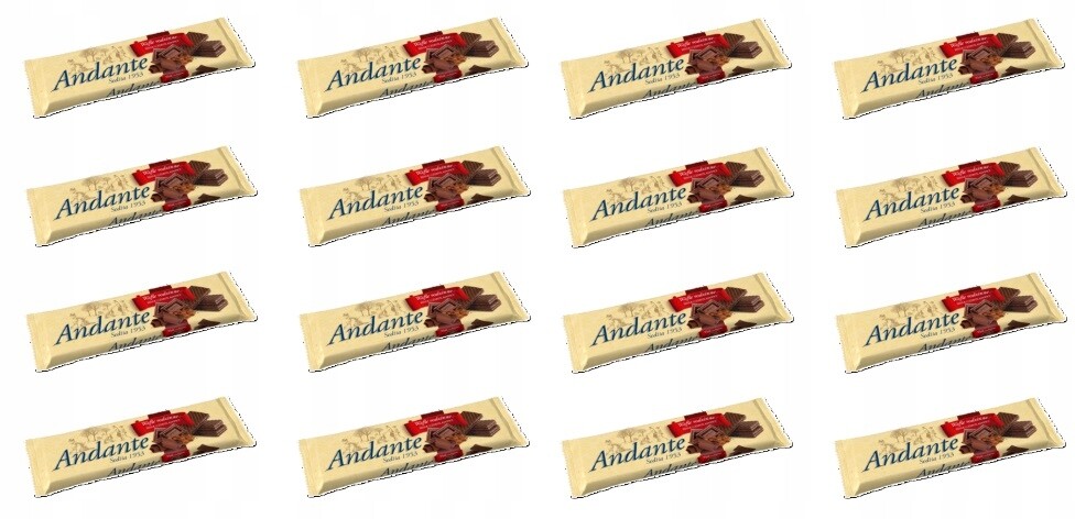 16 x 130 g Andante Oplatky Extra Choco Karton