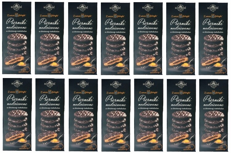 14x 145g Perníky Kopernik plněné hořkou čokoládou Karton