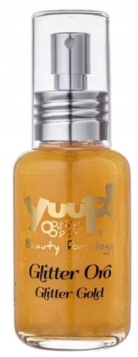 Yuup! Fashion Glitter Gold – lesklá srst se zlatými částečkami