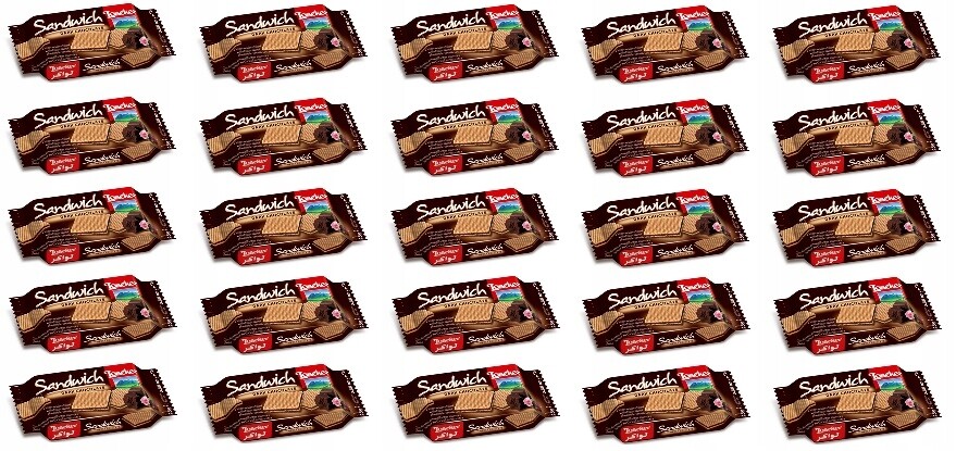 25x 25g Loacker sendvičové Oplatek hořké čokoláda v krabičce