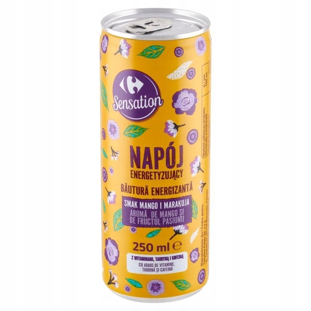 Energetický Nápoj Sensation Mango A Marakuja 24KS