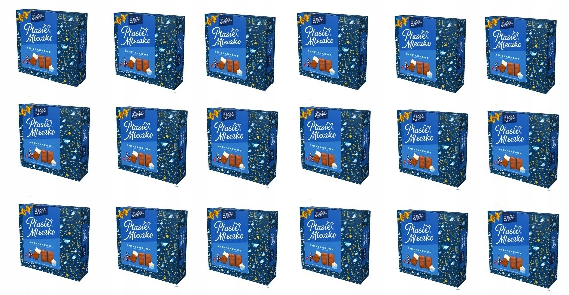 18 x 340 g Wedel Ptačí Pěnové Bonbóny Smetanové Karton