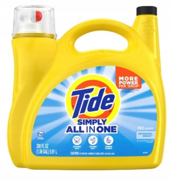 Tide SimplyAll in One Refreshing Breeze 5,91 l 153 praní Univerzální gel