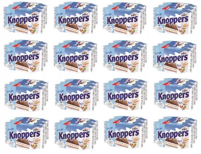 16x 75g Knoppers Jogurtová Oplatek Karton