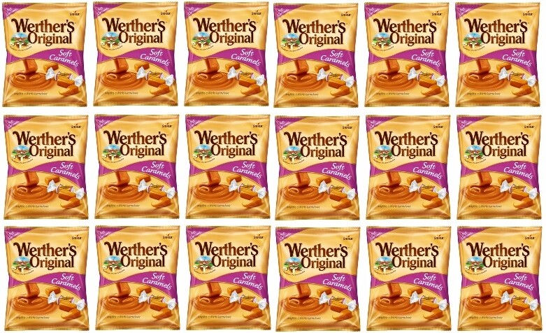 18 x 75 g Werther's Original Soft Caramels Karton