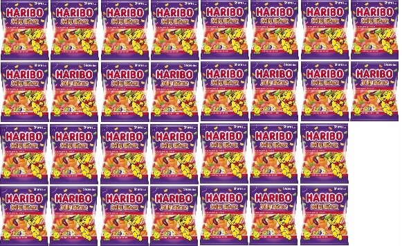 30x 175g Haribo želé bonbóny v krabičce