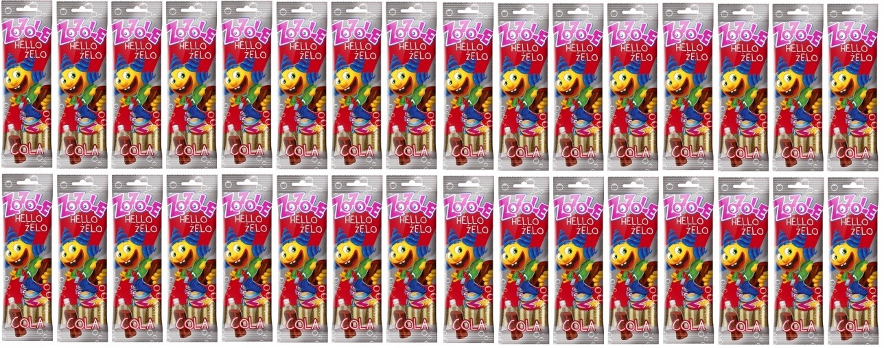 32x 75g Zozole želé bonbony cola proužky Karton