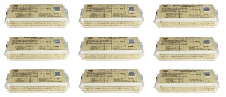 9 x 500 g Skawa Oplatky krémové Kartonové