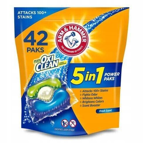 Arm&Hammer 5-in-1 Power Paks Oxi Clean 42 ks