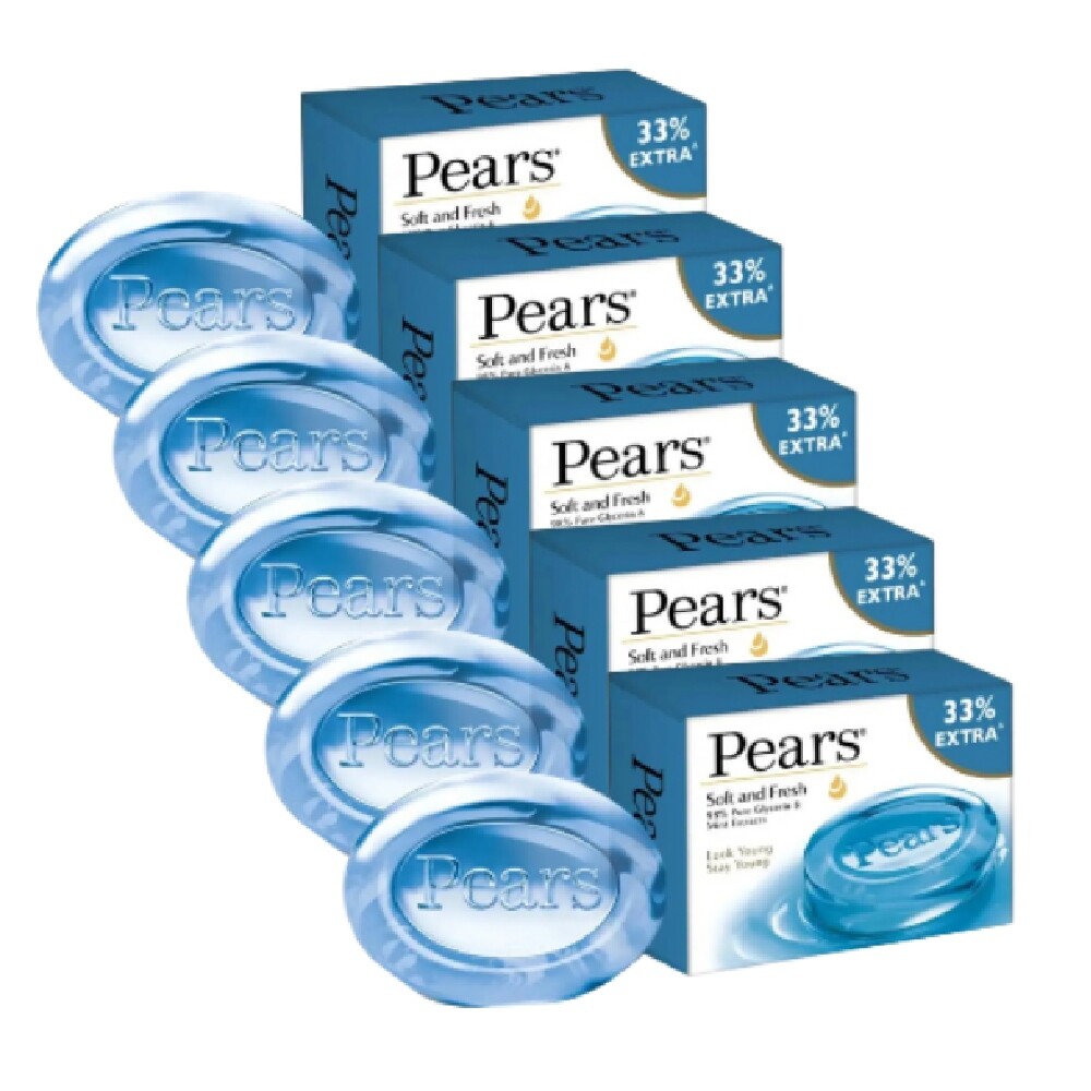 Mýdlo Pears Soft And Fresh (balení 5 x 125 g)