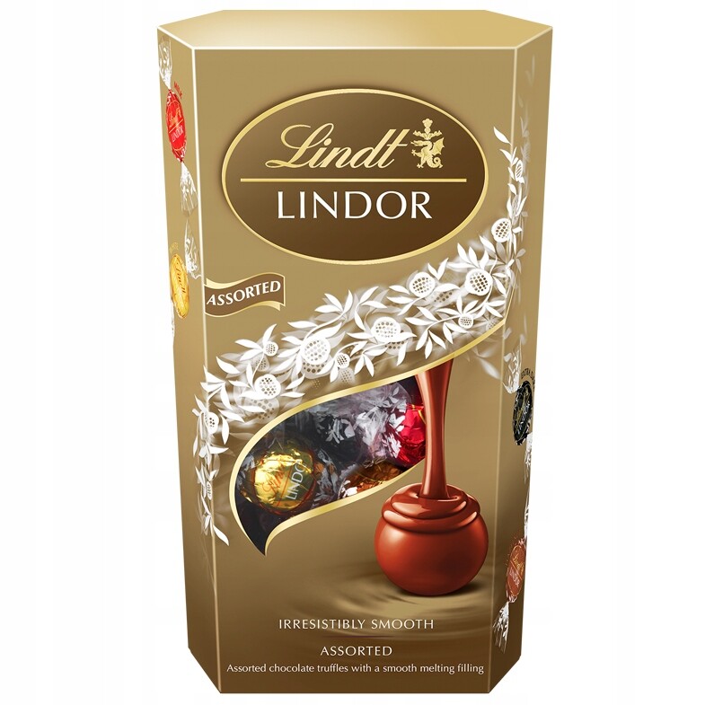 Lindor pralinky Mix krabička, 600g