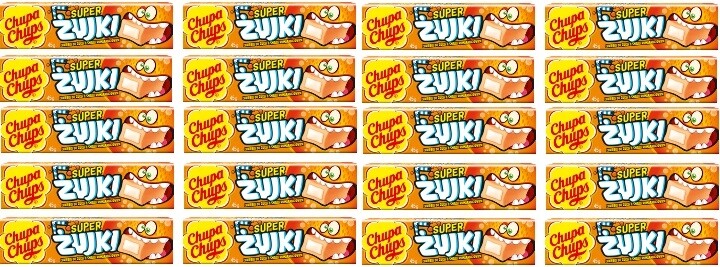 20x 45g Chupa Chups Chews Pomeranč Karton